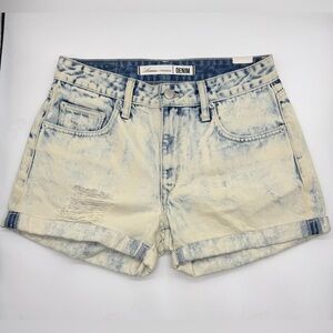 Lovers + Friends Denim indigo wash denim shorts